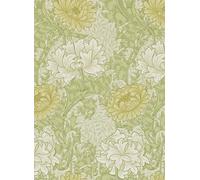 Morris & Co Carta da parati Chrysanthemum - Pale Olive