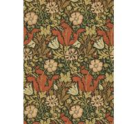 Morris & Co Carta da parati Compton - Brown/ Orange