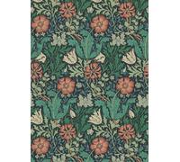 Morris & Co Carta da parati Compton - Indigo/ Russet