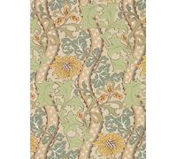 Morris & Co Carta da parati Cornflower - Lemon/ Sage