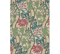 Morris & Co Carta da parati Cornflower - Madder/ Forest