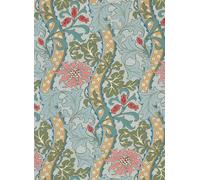 Morris & Co Carta da parati Cornflower - Rose/ Woad