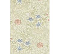 Morris & Co Carta da parati Larkspur - Manilla/ Old Rose