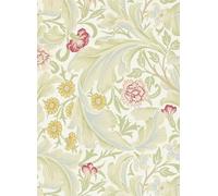 Morris & Co Carta da parati Leicester - Marble/ Rose
