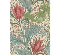 Morris & Co Carta da parati Lent Lily - Plum/ Bayleaf
