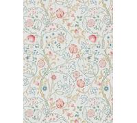 Morris & Co Carta da parati Mary Isobel - Pink/ Ivory