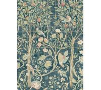 Morris & Co Carta da parati panoramica Melsetter - Indigo Rose