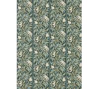Morris & Co Carta da parati Peony Trellis - Bayleaf/ Slate