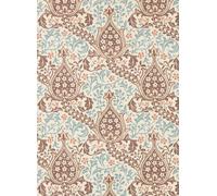 Morris & Co Carta da parati Persian Tulip - Umber/ Mineral Blue