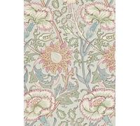 Morris & Co. Tapete Pink & Rose - Manilla/ Wine