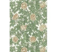 Morris & Co Carta da parati Rambling Rose - Leafy Arbour/ Pearwood