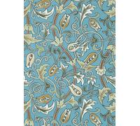 Morris & Co Carta da parati Scrolling Tulip - Woad/ Thyme