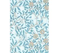 Morris & Co Carta da parati Simply Fruit - Slate/ Vellum
