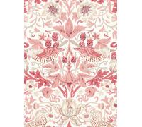 Morris & Co Carta da parati Simply Strawberry Thief - Madder