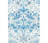 Morris & Co Carta da parati Simply Strawberry Thief - Woad