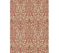 Morris & Co Carta da parati Snakeshead - Madder/ Gold