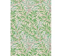 Morris & Co Carta da parati Willow Bough - Pink/ Leaf Green