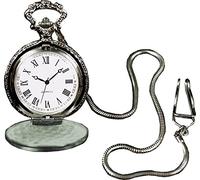 Morris Costumes Orologio da Taschino Catena SILVRTONE
