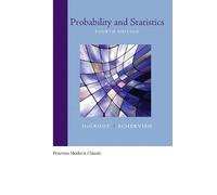 Morris H. DeGroot Mark Sche Probability and Statistics (Classic Ver (Tascabile)