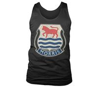Morris Licenza Ufficiale Vintage Logo Uomo Canottiera (Nero), M