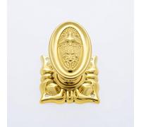 Morris & Mackintosh - Pair of Blossom Polished Brass Door Knobs/Home