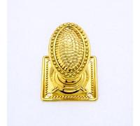 Morris & Mackintosh - Pair of Hammer & Bead Polished Brass Door Knobs. / Home