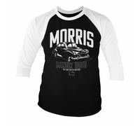 Morris Minor 1000 Maglietta Manica 3/4 Baseball Nero/Bianco S-XXL