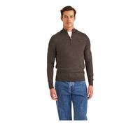 Morris Stockholm - Merino John Zip - -Knitwear -Uomo -Marrone -S