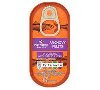 Morrisons Acciuga in olio d'oliva aglio & erbe 50 g x 24