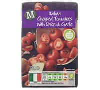 Morrisons Pomodori tritati italiani con aglio e cipolla, 390g