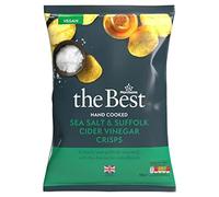 Morrisons The Best Hand Cooked Sea Salt & Suffolk Cider Aceto Patatine 125g