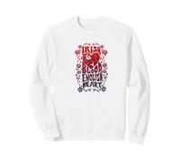 Morrissey Irish Blood English Cuore Rosso Blu Felpa
