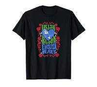 Morrissey Irish Blood English Cuore Verde Blu Maglietta
