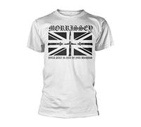 Morrissey T Shirt Flick Knife World Peace Logo Ufficiale Uomo Nuovo Bianca Size S