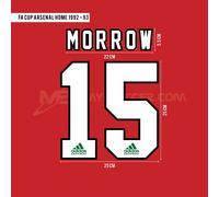 MORROW #15 Arsenal Home FA Cup 1993 Final Print (Pu stampabile a blocchi di c...