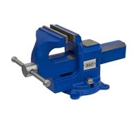 Morsa 100mm Veloce Azione Girevole Base Sg Ferro - Sealey QAVE100 Nuovo