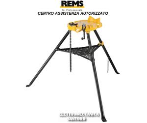 MORSA A CATENA REMS AQUILA 3B PER TUBI FINO A 6" SU TREPPIEDE PIEGHEVOLE