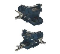 Morsa a croce da banco in ghisa con ganasce in acciaio trapano a colonna 100mm