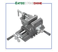 Morsa a croce per trapano a colonna Fervi 0188/100 ganasce 100mm apertura 90mm