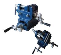 Euronovità EN-220773 Morsa per Trapano a Colonna o Normale, Versione Robusta, Blu, 75 mm