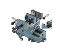 Morsa a movimento bidirezionale Banco da lavoro Pinza a croce piatta di precisione industriale pesante da 3 pollici Banco da morsetto a croce da 4 pollici Per uso fai da te(3 inch)