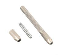 Morsa a perno per cacciaviti da orologiaio e strumenti di precisione, capacità regolabile da 0 a 3,1 mm, supporto reversibile a doppia punta, 4 misure incluse, acciaio