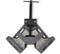 Morsa angolare 90 gradi per trapano, 115 mm, doppio girevole, base stabile | Costruzione robusta, uso quotidiano, funzionamento mono-mano, montaggio su banco, compatto, leggero, mobile