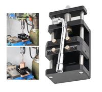 Morsa autocentrante per la lavorazione del legno per il serraggio di precisione, strumento da banco in lega di alluminio CNC con scanalatura a V, capacità ganascia 10-65mm