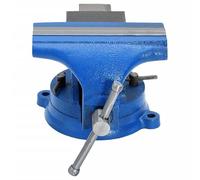 Morsa blu 125 mm ghisa - Supporto per utensili da intaglio in acciaio con verniciatura a polvere - Ideale per la lavorazione del legno e l'artigianato