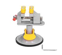 Morsa con base a vuoto, mini morsa da banco Base a ventosa girevole a 360° | Morsetto da banco per morsa da banco portatile Morsetto per morsa ad aspirazione per riparazione di orologi per gioielli