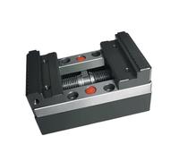 Morsa da banco a quattro assi di precisione autocentrante, K105-152 cattrezzatura for macchine utensili, ganasce rialzate for impieghi gravosi con fori a punto zero