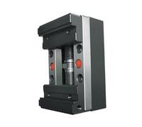 Morsa da banco a quattro assi di precisione autocentrante, K76-125 con ganasce morbide a cambio rapido, morsa da banco for macchine utensili, morsa K76-125, ganascia estesa con foro a punto zero