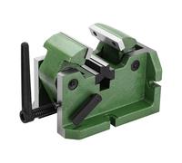 Morsa da banco a V a doppio uso, struttura in ghisa per una maggiore durata, ideale per tubi circolari e tubi in officina