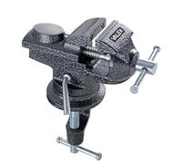 MORSA DA BANCO BASE GIREVOLE IN GHISA APERTURA MASSIMA 60mm GANASCE 50mm VALEX